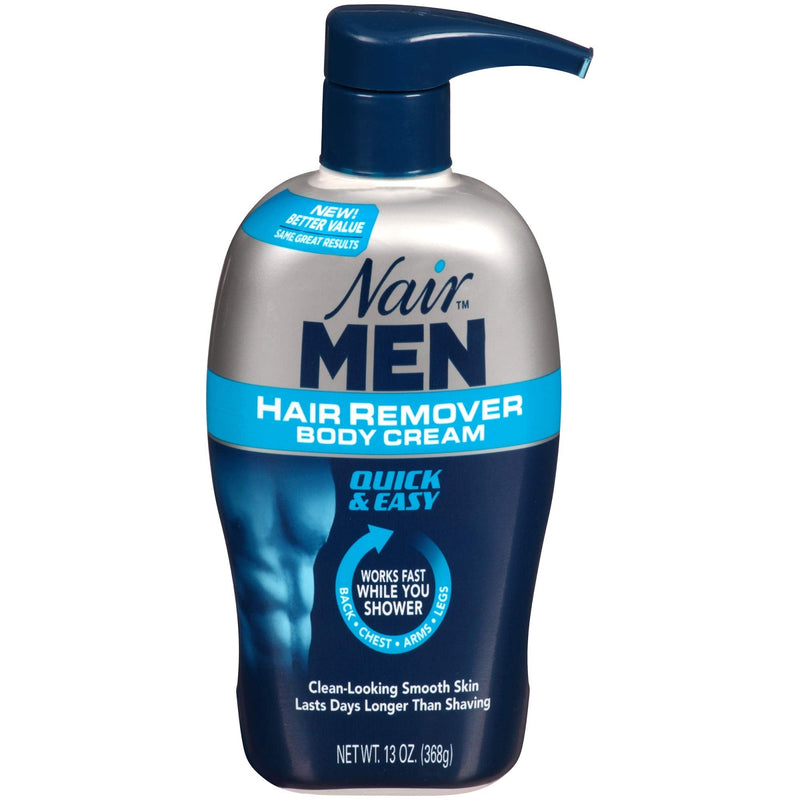 Nair Hair Remover for Men Hair Remover Body Cream, 13 oz. Nair