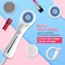 Facial Cleansing Brush with Dual Back Face Massage, Electric Spin Facial Brush with 5 Different Brush Heads for Deep Cleansing, Gentle Exfoliating, Removing Blackhead and Massaging P PRETIRENO