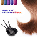 Hair Dye Color Brush and Bowl Set, 4Pcs Color Bowl Brushes Tool Mixing Bowl Kit Tint Comb for Hair Tint Dying Coloring Applicator Moonmini