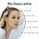 Hair Loss Treatment, LamFun Hair Growth Spray, 5% Minoxidil Topical Solution for Hair Loss, Shinning and Balding, Professional Hair Regrowth Treatment for Men & Women, No Alcohol and Non-oily (100ML) LamFun