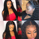 28 Inch Glueless Water Wave Lace Front Wigs Unprocessed Brazilian Virgin Hair Wigs 150% Pre Plucked Natural Hairline With Baby Hair Lace Front Wigs (28,13x4 water wave) Zhuomei BEAUTY