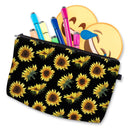Cosmetic Bag for Women,Deanfun Sunflower Flowers Waterproof Makeup Bags Roomy Toiletry Pouch Travel Accessories Gifts 52355 Deanfun