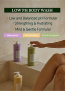 laferme Low pH balanced Gentle Korean Body Wash with Natural & Organic Ingredients, Hypoallergenic for Sensitive Skin, Moisturizing & Hydrating for Dry Skin, For Women & Men, 33 Fl Oz, Apple Mint Infinity Warehouse