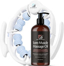 Anti Cellulite Massage Oil and Firm Dry Brush Kit | Collagen & Stem Cell Skin Tightening Kit | Radiant Body Care Kit for Women by M3 Infinity Warehouse