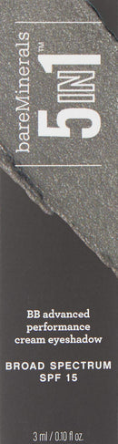 bareMinerals 5-in-1 BB Advanced Performance Cream Eyeshadow, Smoky Espresso, 0.1 Fluid Ounce bareMinerals