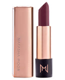 Natasha Moor Makeup Matte Lipstick - Nonstick Lip Stain for Semi Matte Finish, Creamy, Hydrating formula, Highly Pigmented, Best Lip Stick for Women, Cruelty Free | SILK SUEDE Deep Purple & Maroon Lipstick (Indestructible) NATASHA MOOR