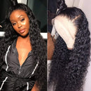 Pizazz 13x4 Lace Front Human Hair Wigs 9A Grade 150% Density Brazilian Deep Wave Lace Front Wig with Baby Hair Pre Plucked Natural Hairline Wigs for Black Women (24'') Pizazz Store