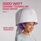 Red by Kiss 3000 Ceramic Tourmaline Professional Hood Dryer, 4 Heat Settings Blow Dryer for Home & Salon, Height Adjustable Convenient Big Hood Size Extra Coverage Infinity Warehouse