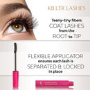 KL Killer Lashes Easy Remove Smudge Free Mascara Black for Fuller and Longer Lashes KL KILLER LASHES