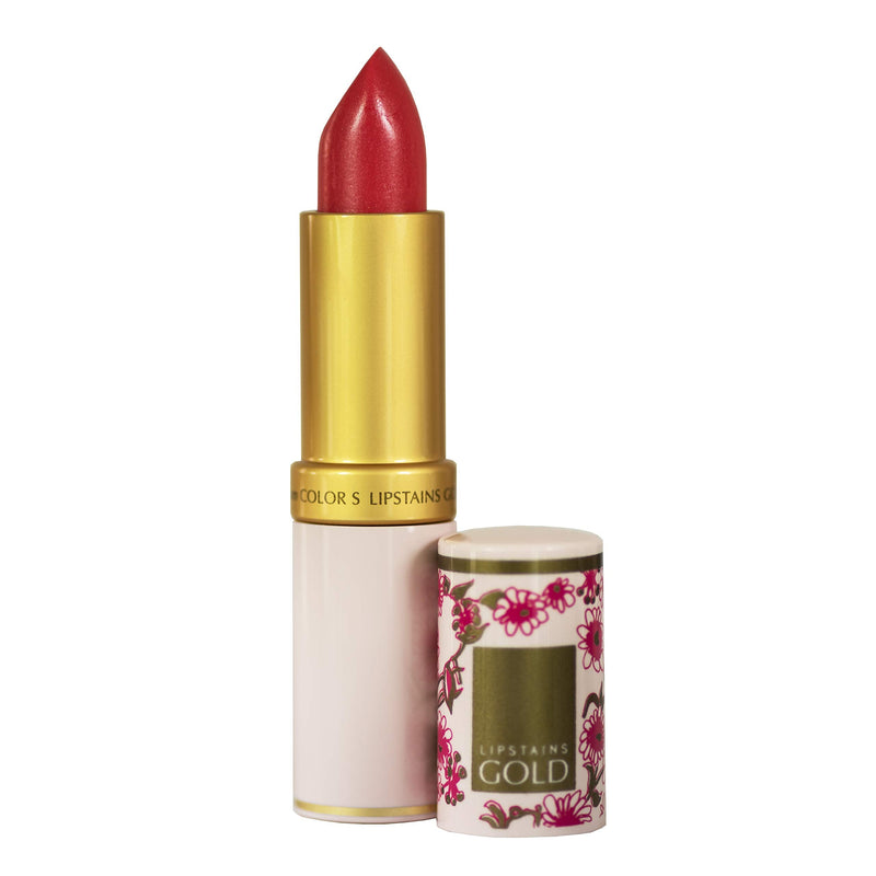 Lipstains Gold All-In-One Lipstick - Super Rich Conditioning Ingredients, Amazing Staying Power, Smudge Proof and a Diverse Color Range - From the UK (Coral) Lipstains Gold