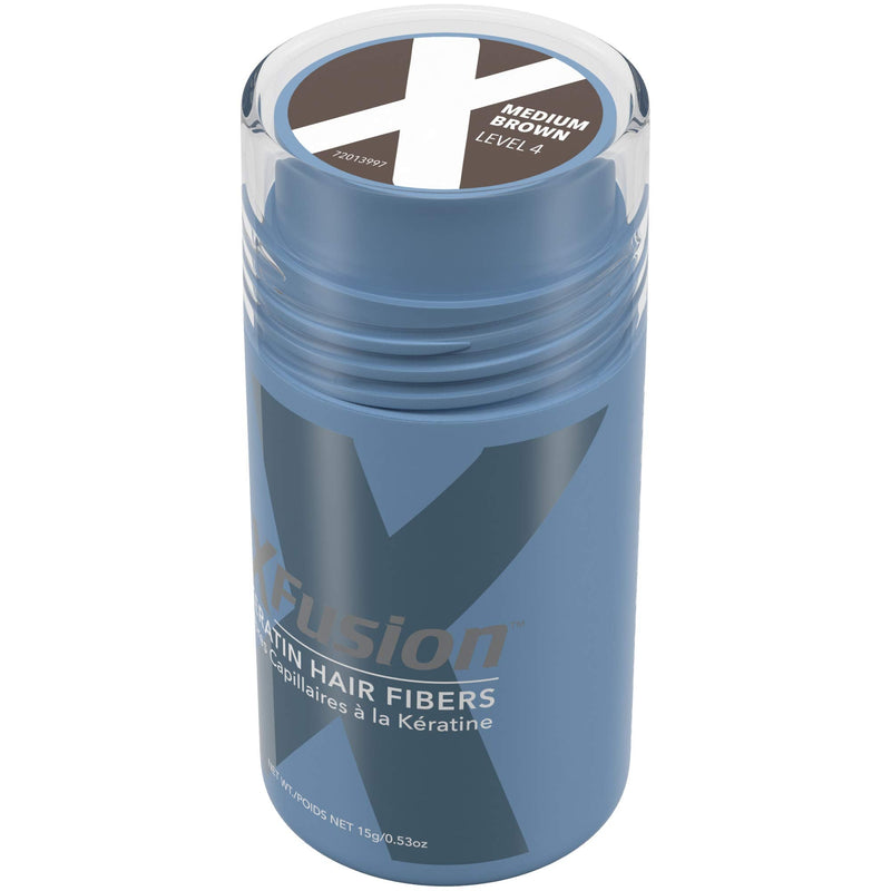 XFusion Keratin Hair Fibers - Medium Brown (15g) XFusion