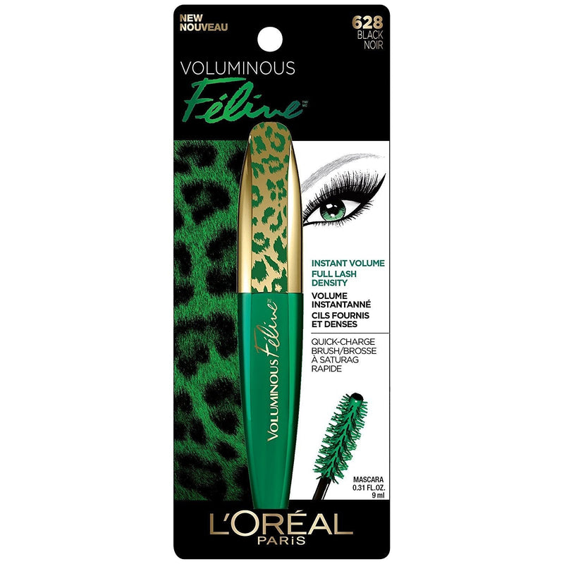 L'Oréal Paris Voluminous Feline Washable Mascara, Black, 0.27 fl. oz. L'Oréal Paris