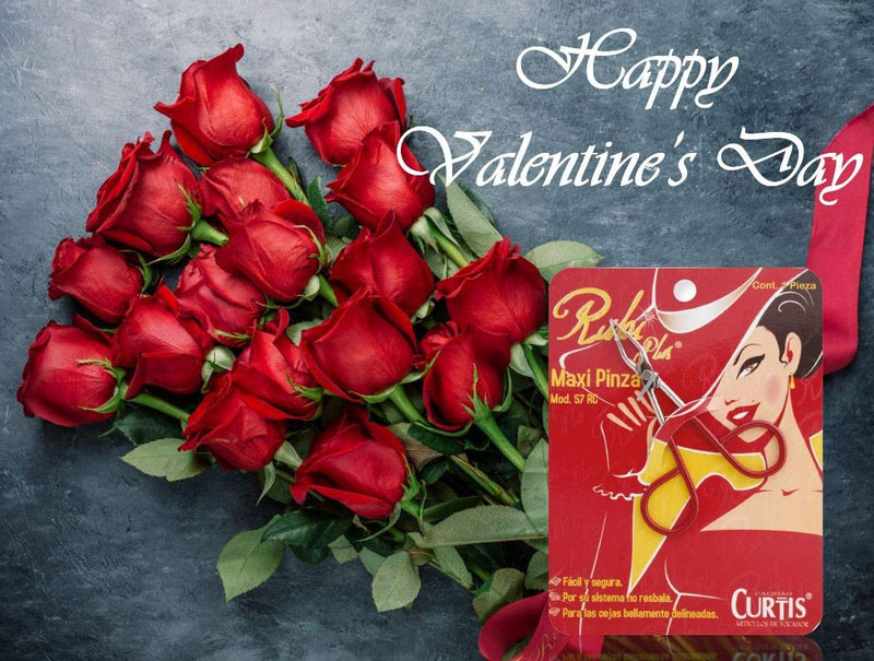 PROFESSIONAL Salon TWEEZERS with Easy Scissor Handle, The BEST PRECISION EYEBROW TWEEZERS Men/Women; PORTABLE Beauty Tools for Facial Hair, Ingrown Hair, Blackhead; Red 57RC; MADE IN MEXICO Curtis