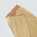 Sassina 20 Inch Human Hair Extensions Halo Hair Ash Blonde Color