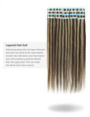 ROSEBUD Tape in Hair Extensions REMY Human Hair, Secure Skin Weft Hair Extensions Seamless 50g/Pack 20Pcs 18 Inch Rose bud