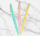 Tinkle Eyebrow Razor, 3ct per pack (1pk) Dermaplaning Razor Tool | Skincare Party Favors | Dermaplaning Tools DORCO