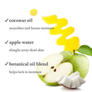 Nooni Korean Lip Oil - Applecoco | Moisturizing, Softening, and Smoothen Dry Lips with Coconut Oil, 0.12 Fl Oz NOONI