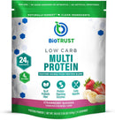 BioTrust Low Carb Protein Powder - Natural and Delicious Whey & Casein Blend from Grass-Fed Hormone Free Cows - Non GMO, Soy Free, Gluten Free, Hormone Free (Vanilla) Infinity Warehouse