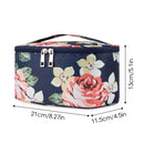 Travel Makeup Bag Large Cosmetic Bag Make up Case Organizer for Women and Girls (Small, Leopard) Narwey