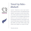 Lanolips Tinted Balm Rhubarb - Natural Lanolin-Based Balm with Color + Gloss for Shiny, Hydrated Lips (12.5g / 0.44oz) Lanolips