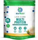 BioTrust Low Carb Protein Powder - Natural and Delicious Whey & Casein Blend from Grass-Fed Hormone Free Cows - Non GMO, Soy Free, Gluten Free, Hormone Free (Vanilla) Infinity Warehouse