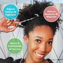 BunzeeBands Adjustable Length Hairband | Long Cushioned Headband Ties for Women with Thick, Braided, Kinky, Curly, Natural Hair | Extra Stretchy, No-Slip Design Bunzee Bands