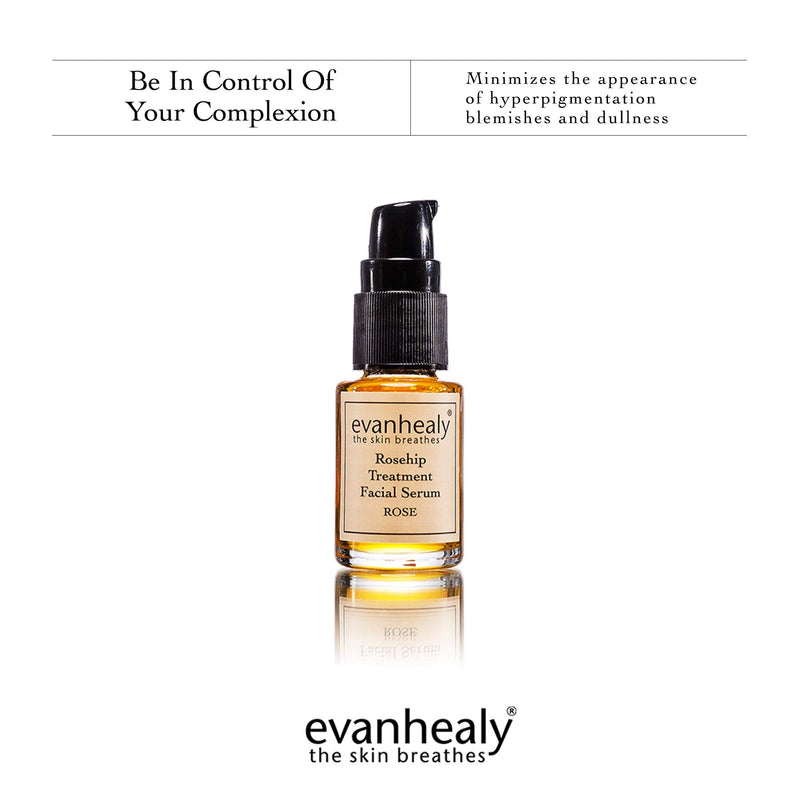 evanhealy Rosehip Facial Serum - Moisturizing & Plumping - All-Natural Hydrosols & Essential Oils - Damaged & Sensitive Skin evanhealy