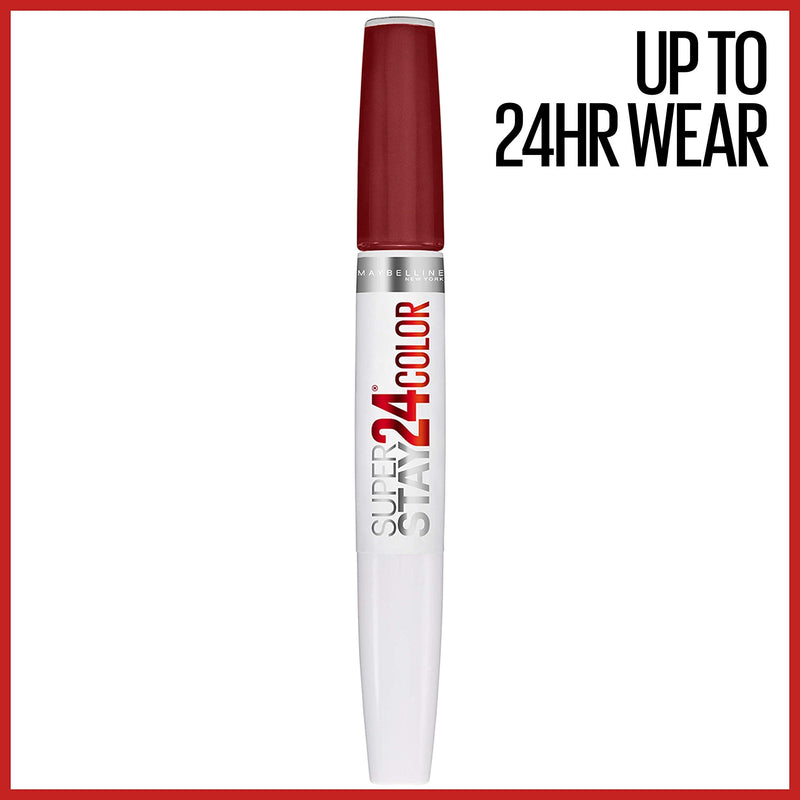 Maybelline SuperStay 24, 2-Step Liquid Lipstick, Everlasting Wine Maybelline New York