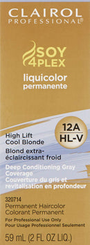 Clairol Professional Permanent Liquicolor for Blonde Hair Color, 12a High Lift Cool Blonde, 2 oz Clairol Professional