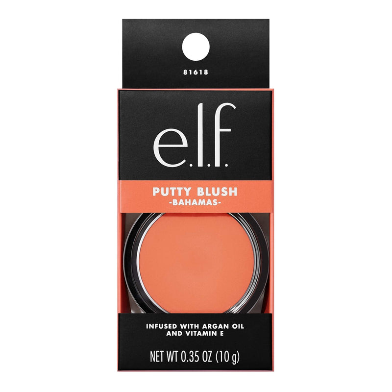 e.l.f. Cosmetics Putty Blush, Velvety & Lightweight, Highly Pigmented, Bahamas, 0.35 Oz (9.9g), 0.35 ounces e.l.f.