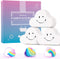 Rainbow Bath Bombs Gift Set, Ribivaul 3 Extra-Large 6.5oz Handmade Bath Bombs with Natural Ingredients, Cloud Bath Bomb with Rich Bubbles for Kids/Women, Great Gift Idea for Valentine's Day, Birthday Ribivaul Store