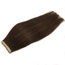 GOO GOO 24 Inch Tape in Hair Extensions Human Hair Chocolate Brown Hair Extensions 20pcs 50g Tape in Hair Extensions Human Hair for Women GOO GOO Store