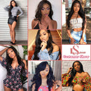 Human Hair Lace Front Wigs Glueless Brazilian Virgin Hair Body Wave Wigs 150% Density Pre-Plucked Hairline 13X4 Lace Front Human Hair Wigs with Baby Hair for Black Women (22 inch,Natural Color) LS HAIR