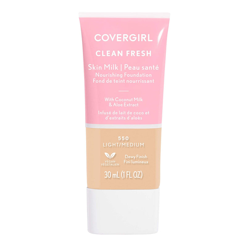 COVERGIRL, Clean Fresh Skin Milk Foundation, Light/Medium, 1 Count COVERGIRL Store