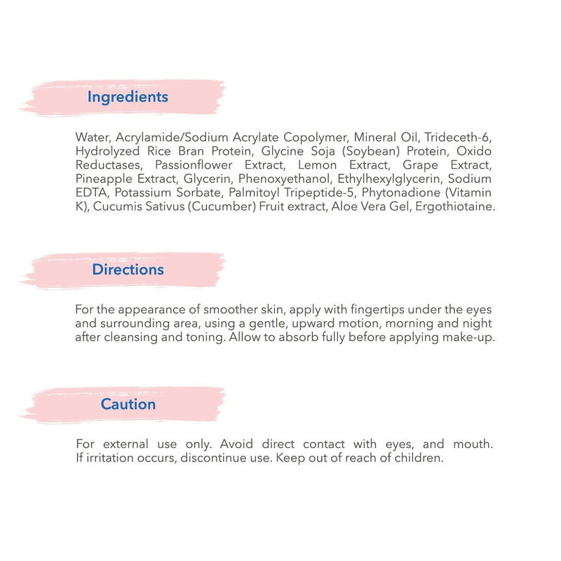 One Living Earth Eye Rescue Cream - Clinically Proven SYN-COLL Collagen-Stimulating Peptide - Anti Aging Formula for Wrinkles, Dark Circles, Fine Lines, Under Eye Bags & Puffiness One Living Earth