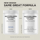 Codeage Multi Collagen for Women & Men Biotin 10000mcg Keratin, Protein Powder Vitamin C B6 D3, Hyaluronic Acid, Niacin - Hydrolyzed Collagen Coffee Creamer 5 Types - Unflavored - Non-GMO - 11.5oz Infinity Warehouse