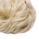 Messy Bun Hair Piece Scrunchy Updo Hair Pieces for Women Fluffy Wavy Hair Bun Scrunchies Donut Hairpiece Synthetic Chignons With Elastic Rubber Band Bleach Blonde-Thicker 1 pc Benehair Store