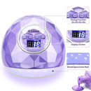 Skymore 86W LED Nail Lamp, Professional Nail Dryer with 4 Timer Setting, Portable Curing Lamp for Gel Nail Polish, Automatic Sensor & LCD Display, Manicure Pedicure Tools for Home Salon Skymore