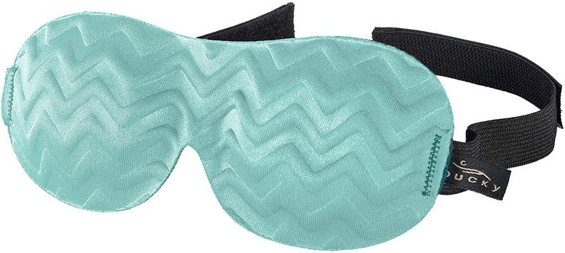 Bucky Ultralight Chevron Eye Mask, Blue Ice, 1 Count (Pack of 1) Bucky Store