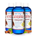 Dale Audrey Oil Pulling Ayurvedic Mouthwash | Oral Health Rinse, Whitens Teeth, Healthy Gums | Natural, Organic, Vegan & Cruelty Free, Cinnamon, 8 oz (Pack of 3) Dale Audrey