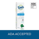 Tom's of Maine Simply White Toothpaste, Clean Mint, 4.7 oz. 3-Pack (Packaging May Vary) Tom's of Maine