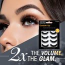 Ardell False Eyelashes 4 Pack Double Up 205, 1 pack (4 pairs per pack) Ardell