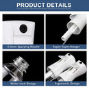 SEERESS Continuous Mist Spray Bottle 10oz/300ml/Clear, Hair Sprayer Water Bottle, Empty Spray Bottle with Ultra Fine Mist for Hair Styling, Plants, Cleaning, Misting & Skin Care, BPA Free, Pack of 3 SEERESS