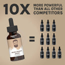 Crafted Beard Growth Oil, Beard Growth Serum, Beard Serum, Grow A Thicker Beard Quickly, Beard Oil Growth, Beard Growth, Grow Beard, Beard Grow, 1oz - Unscented (1 Pack), Amber Crafted