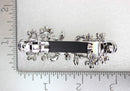 Faship Purple Crystal Flower Hair Barrette Clip Faship