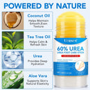 Uruses Urea Cream 60% plus Salicylic Acid 2% Urea Foot Care Stick, Foot Cream for Foot Callus Remover, Feet Moisturizer Stick for Dry Cracked Heels, Hands, Knees, Hydrating Heel Balm, Easy To Use Infinity Warehouse