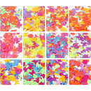 12 Boxes 3D Butterfly Nail Art Glitter Sequins, Colorful Laser Butterfly Nail Sequin Acrylic Paillettes, Holographic Nail Sparkle Glitter for Nail Art Decoration & DIY Crafting DELENA