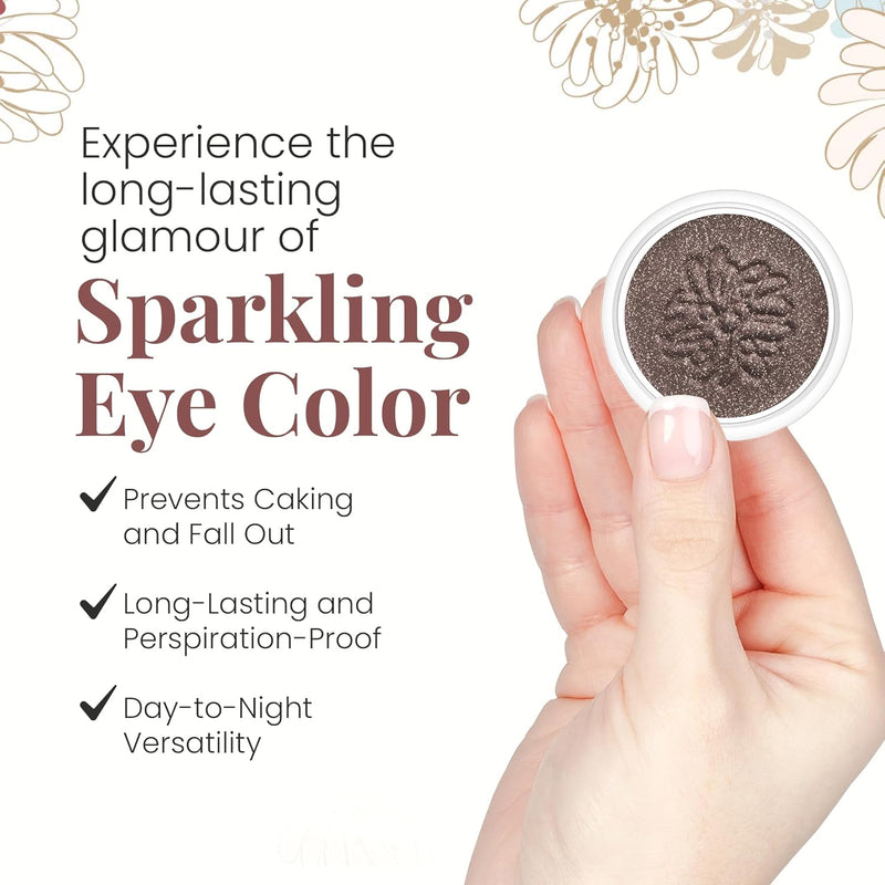 Paul & Joe Sparkling Eye Shadow, Iridescent Eye Glitter with a Buildable Pop of Color, Smooth & Hydrating Gel-Base Eye Makeup with a Dewy Effect, Maroon-Tinged Brown, 04 Candied Chestnut, 0.21 oz Infinity Warehouse