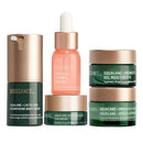 Biossance Overachievers Set. Squalane + Lactic Acid Resurfacing Night Serum Bundle with Travel Size Best Sellers to Hydrate, Exfoliate and Smooth Fine Lines (5 items) BIOSSANCE