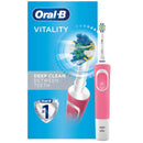 Oral-B Vitality FlossAction Electric Toothbrush with Replacement Brush Head, Pink Oral-B
